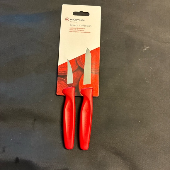 Red Paring Knife Set wusthof - Picture 1 of 5